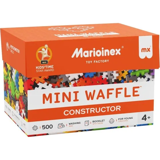 Marioinex Mini Waffle Klodser, 500 dele