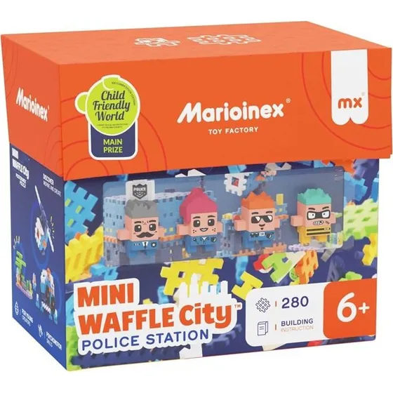 Marioinex Mini Waffle City Politistation, 280 dele
