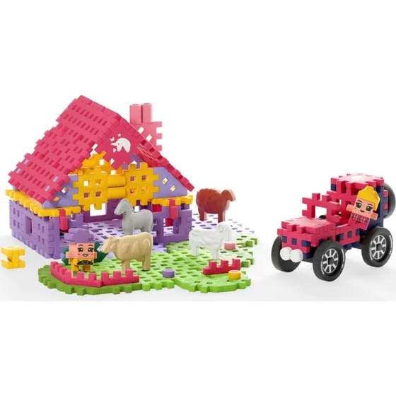 Marioinex Mini Waffle Farmer Charming Ranch - 112 dele, 6+ år