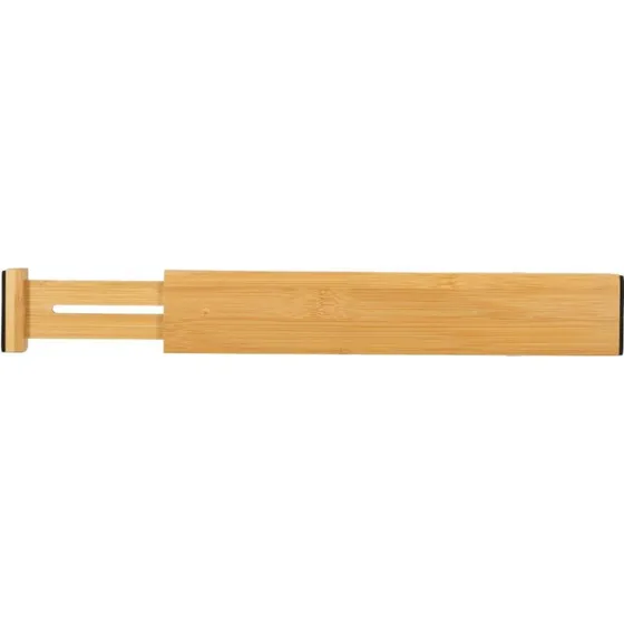 BambooDrawer Separator 43×6 cm, justerbar, hvid
