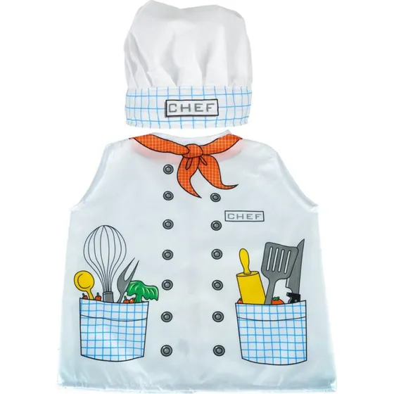 Kostume til børn kok/bager 3-8 år