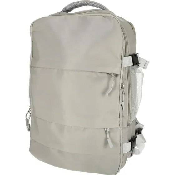 Kabinekuffert-rygsæk med USB, grå, 45 x 28 x 16 cm