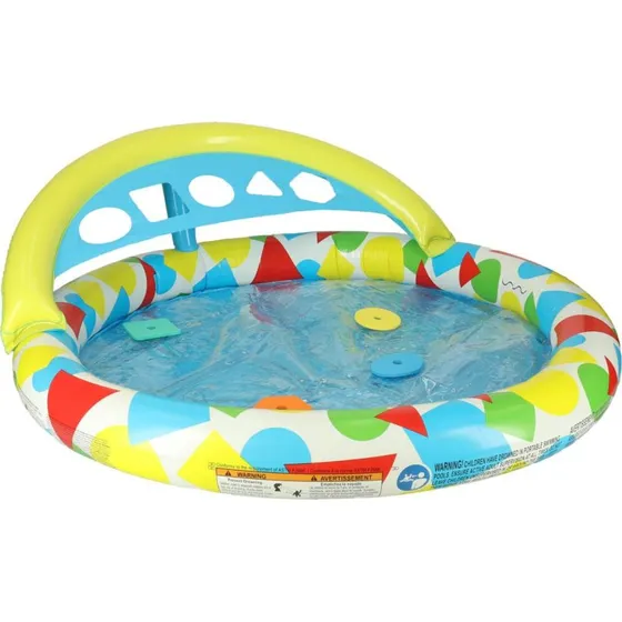 Bestway 52378 Oppustelig Babypool med Formesorterer 120x117 cm