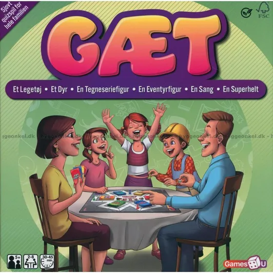 Gæt: Brætspil – familie-quiz