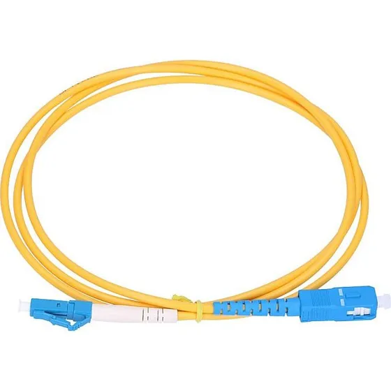 Extralink EX.12301 Gul Fiberoptisk Kabel 2m (LC-SC)