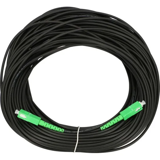 Extralink SCAPC-SCAPC 60m G.657A2 Fiberoptisk Kabel Sort