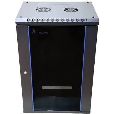 Extralink Vægmonteret Rackskab 15U 600×600, Sort