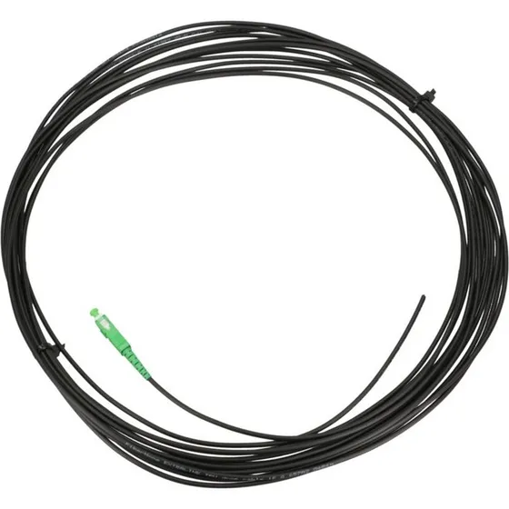 Extralink SC/APC G.657A2 Fiberkabel 10m Sort