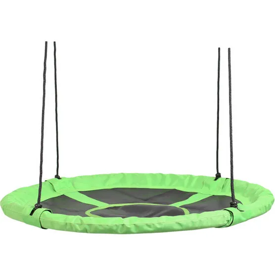 Nordic Play rundgynge grøn/sort Ø110 cm