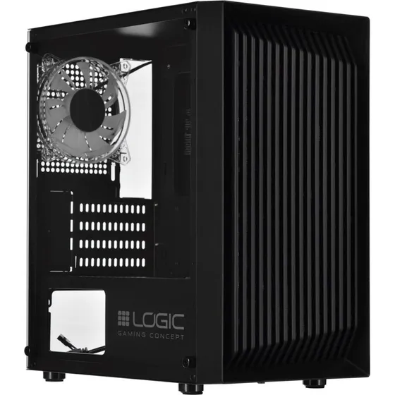 Logic Atos ARGB Mini Tower PC-kabinet med USB 3.0