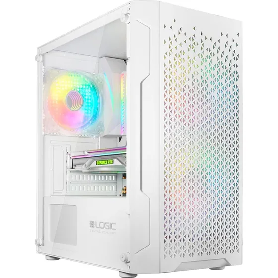 Logic Concept ARAMIS ARGB Mini PC Kabinet Hvid