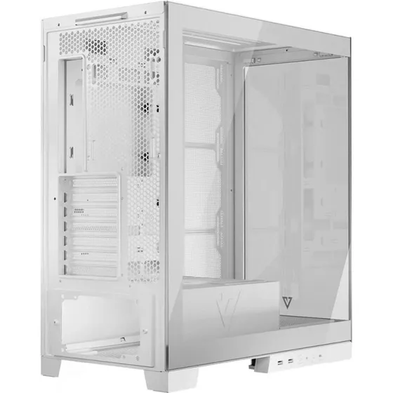 Modecom Volcano SPACE Midi Tower Hvid, USB 3.0 x2 & USB-C