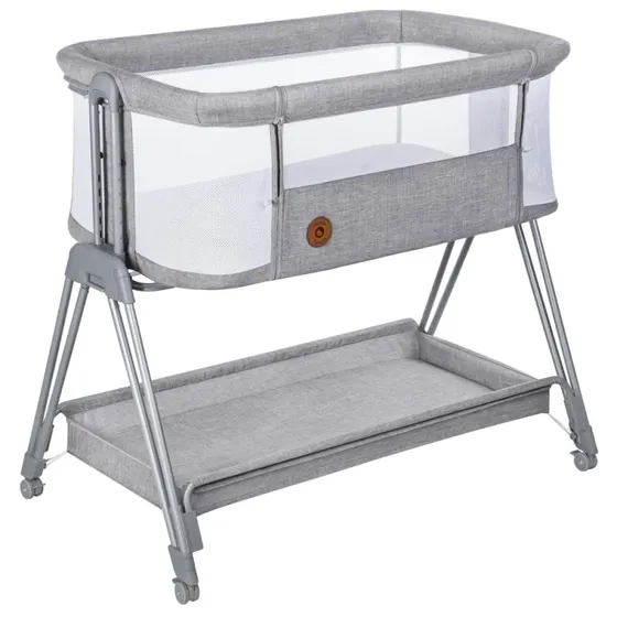 Lionelo Luna 2-i-1 Babyseng, grå, op til 9 kg