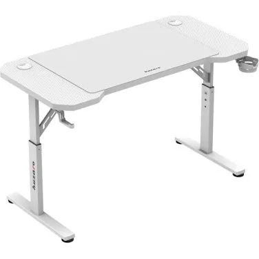 Huzaro Hero 2.6 Hvid Gamingbord, Justerbart 120 cm