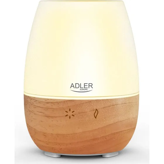 Adler AD7967 3-i-1 Ultrasonisk Aroma Diffuser 130ml