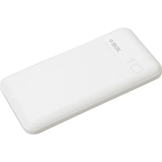 iBOX IPB10 10000 mAh Powerbank Hvid med PD 20 W og QC 3.0
