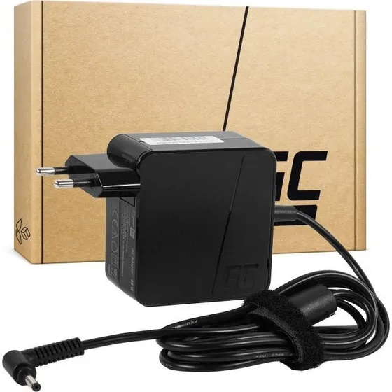 Green Cell AD41PV2 65W Strømforsyning, 19 V, Sort