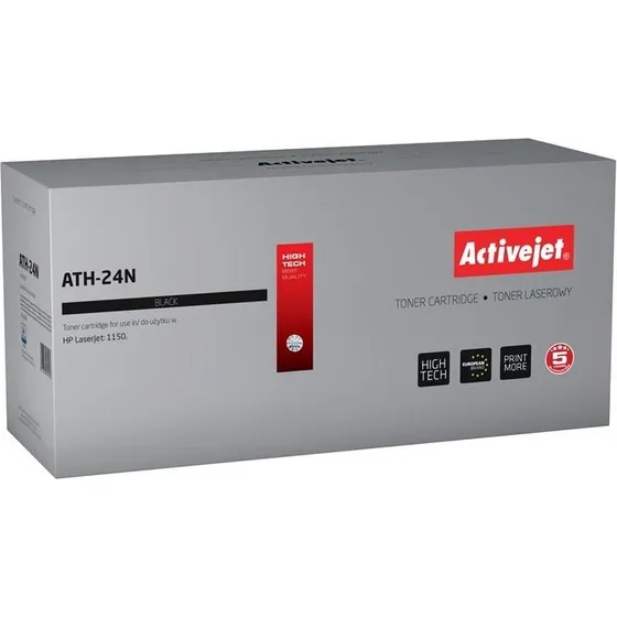 ActiveJet ATH-24N, sort kompatibel toner til HP LaserJet, op til 3.000 sider