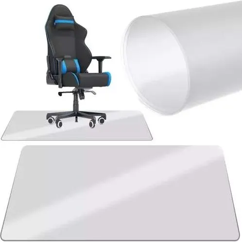 Transparent Stoleunderlag 130x90 cm Polypropylen