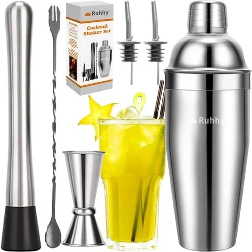 Bartender Kit 6-del, rustfri stål, 700 ml