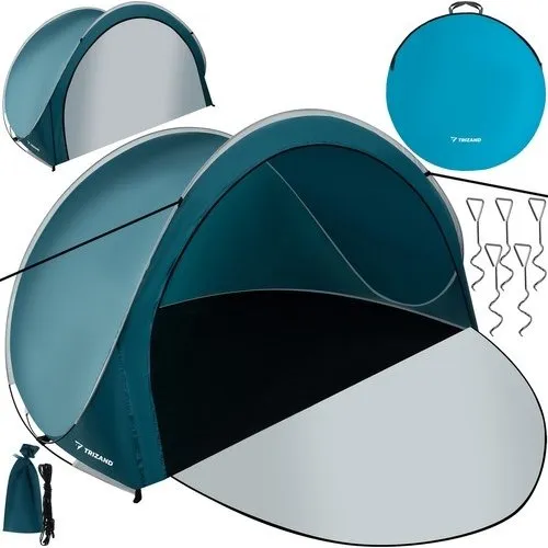 SunSafe Strandtelt 200x120x110 cm – Pop-up Telt til 3 Personer