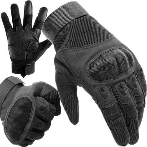 Tactical Durable Gloves XL, Sorte, Touchscreen