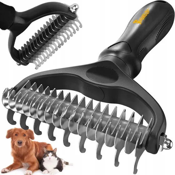 PawCare Universel Hundekam & Kattekam – Sort