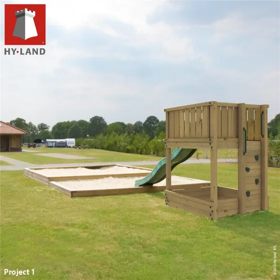 Hy-Land Projekt 1 legetårn med rutsjebane