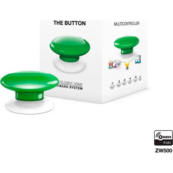 Fibaro The Button Z-Wave Kontakt Grøn (FGPB-101-5 ZW5)
