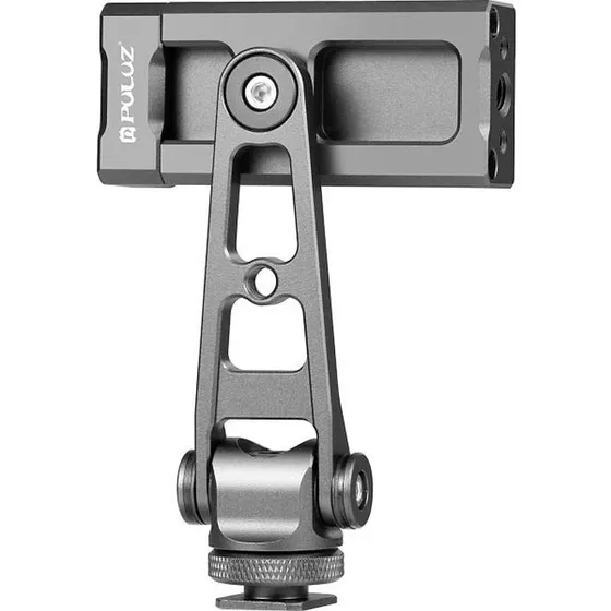 Puluz PU3207B Swivel-telefonholder med 1/4" og cold shoe (sort)