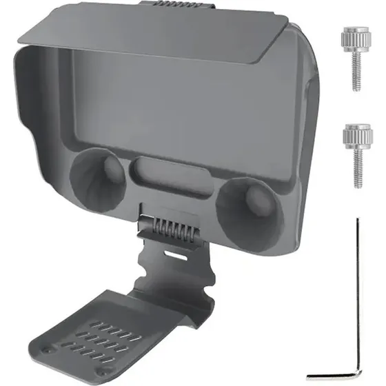 Sunnylife YK674 2-in-1 Sol- og Beskyttelsescover til DJI RC 2, Grå