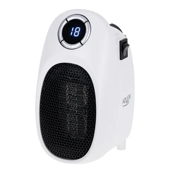 Adler AD7749 Kompakt Keramisk Varmeblæser 400W Hvid