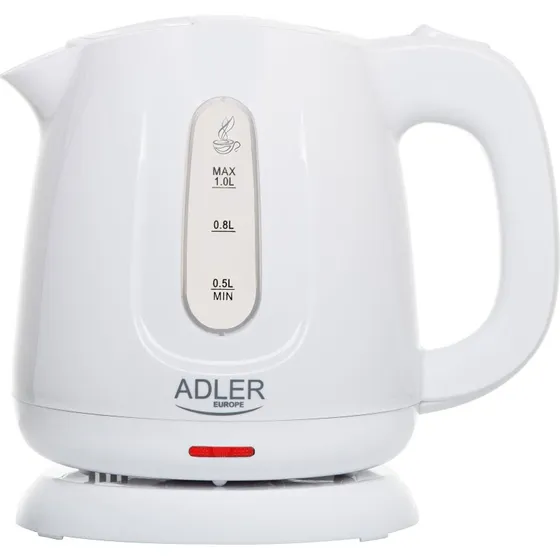 Adler AD 1373 Elkedel 1L, 850W, Hvid