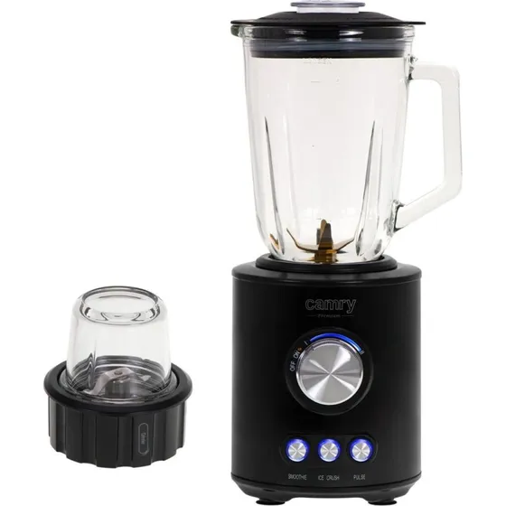 Adler Camry CR 4088 Blender 1,5 L, 1800 W, sort med titaniumknive