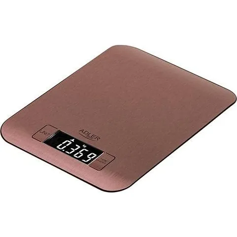 Adler AD 3183c Kobber Elektronisk Køkkenvægt, 5kg, LCD