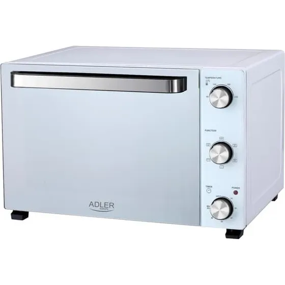 Adler AD 6027 Elektrisk Bordovn, 48L, Hvid