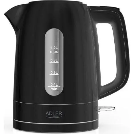 Adler AD 1380B Elkedel 1,0 L, Sort