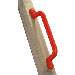 Håndtag i plast til gyngestativ, rød sæt á 2
