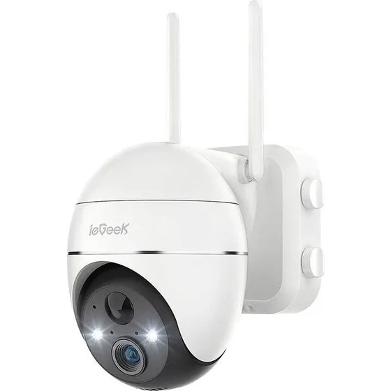 ieGeek ZS-GX1S 3MP WiFi Overvågningskamera, Hvid, IP65