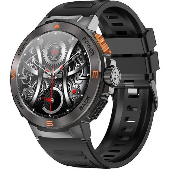 BlitzWolf BW-AT5 Smartwatch, Sort, AMOLED, IP67, Bluetooth 5.3