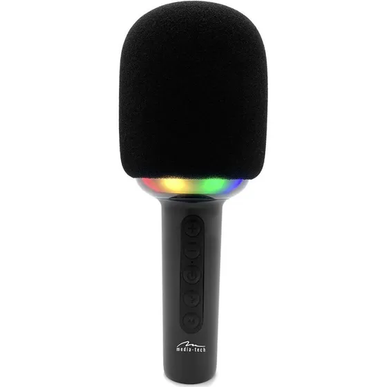 Media-tech MT399 Karaoke Mikrofon med Bluetooth og 5 Stemmeændringer