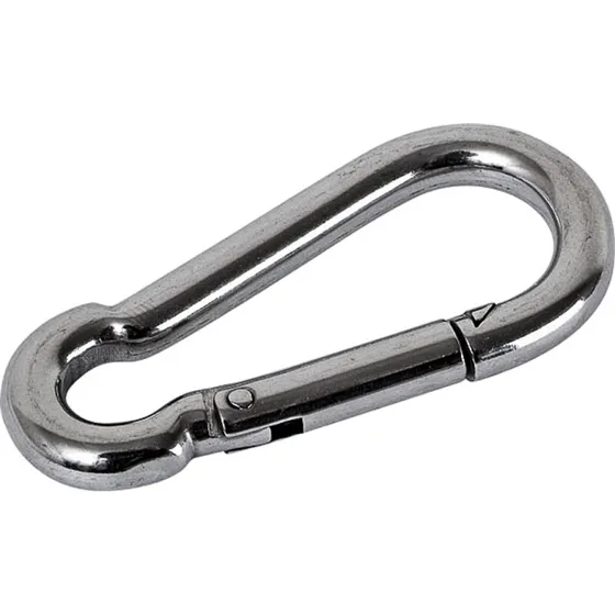 Rustfri karabinhage 5 x 50 mm