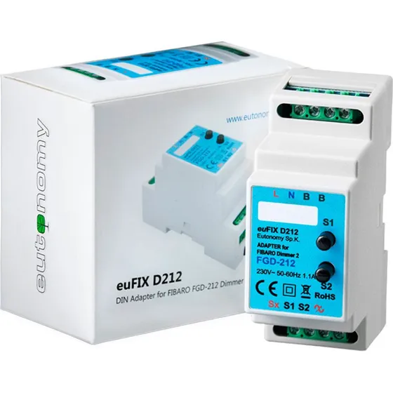 Eutonomy euFIX D212 DIN Adapter (med knap)