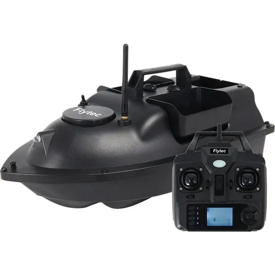 Flytec V010 Fjernstyret Fiskebåd, 12000mAh, Sort