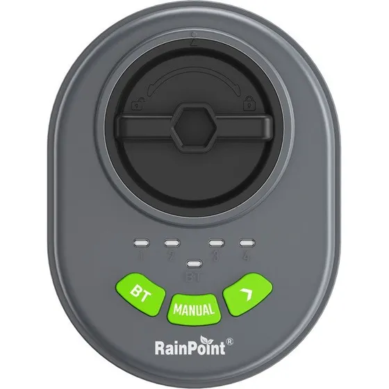 RainPoint 4-Zone Sprinkler Controller med App og Bluetooth