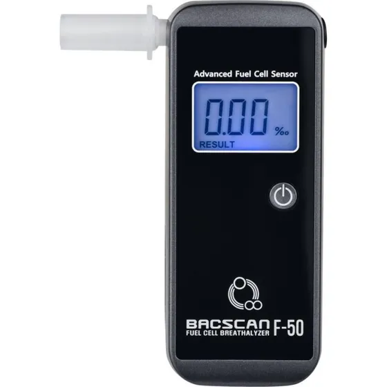 BACscan F-50 Alkometer 0-4% Sort