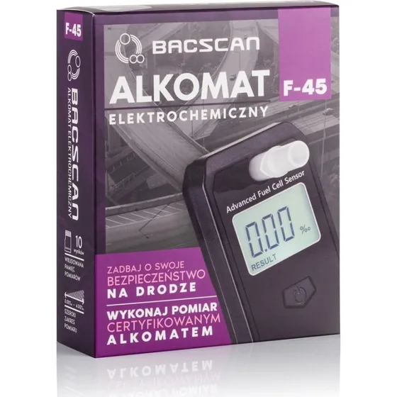 Alkometer BACscan F-45 0-4% Sort