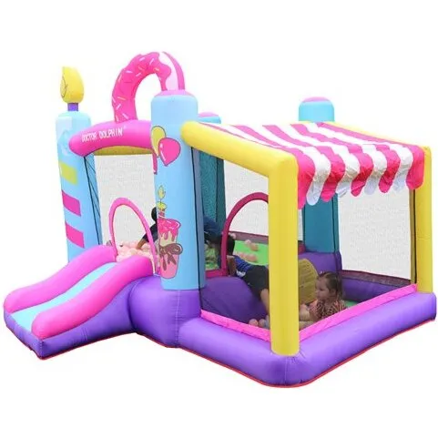 Doctor Dolphin Donut-hoppeborg 350 W med rutsjebane