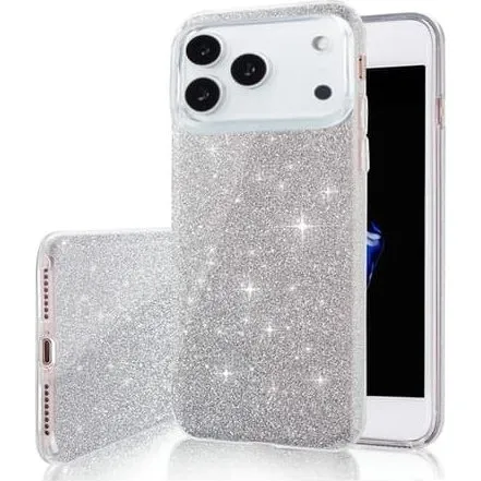 TFO iPhone 17 Pro Glitter 3in1 Skal Sølv