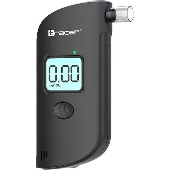 Tracer BreathEZ-1 Alkoholtester, sort, med 5 mundstykker